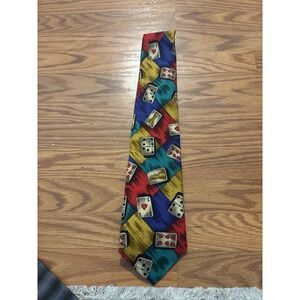 Casino Gambling Tie Cards Domino Chess Attitudes USA Novelty 90s